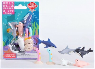 Iwako Puzzle Eraser - Sushi - (Mini-gommes Kawaii) Made in Japan - ISBN