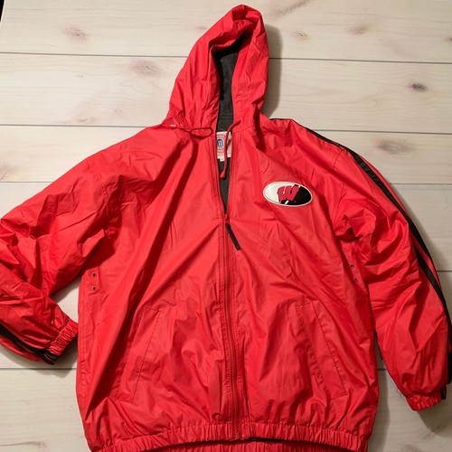 unisex L Wisconsin badgers rain coat 