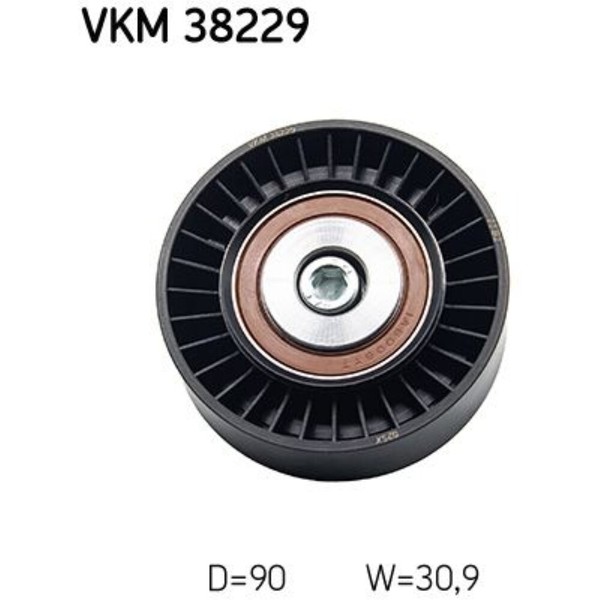 SKF Umlenk FüHrungsrolle Keilrippenriemen FüR BMW 3Er Coupe Cabriolet-image