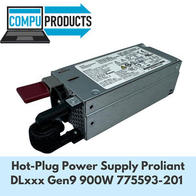 HP Hot-Plug Power Supply Proliant DLxxx Gen9 900W 775593-201 830219-001