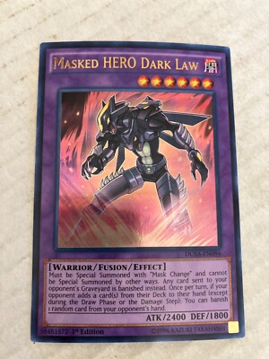 SFC 【DARK LAW】 Masked HERO Dark Law (Quarter Century Secret Rare) - 25th