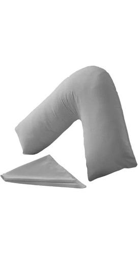 V SHAPED PILLOW WITH FREE CASE - body support pillow for pregnancy and maternity - Picture 5 of 42