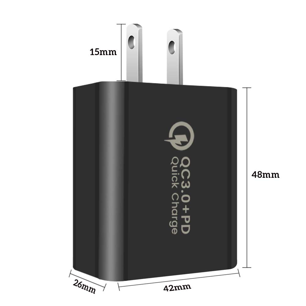 20W PD USB C Wall Charger Fast Quick Charge QC 3.0 Power Adapter Dual Ports Lot