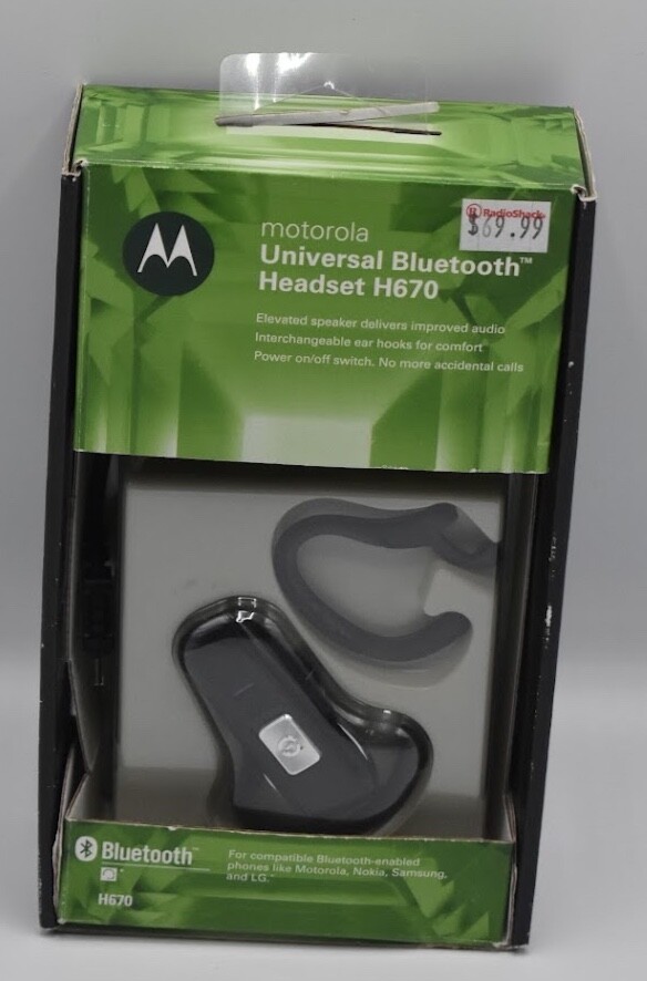 Motorola H670 Black Ear-Hook Headsets for sale online | eBay