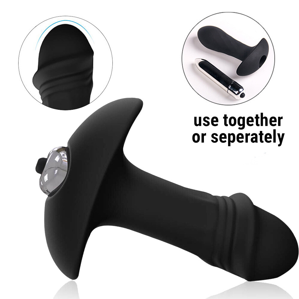 Anal Plug Small Vibrating Bullet Clit Vibrator for Women Beginner Travel  Sex Toy | eBay
