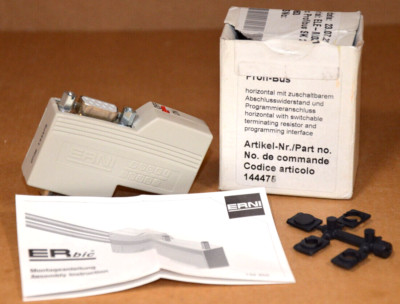 ERNI 144475 ERbic Profi BUS-Steckverbinder 9-polig NEU OVP