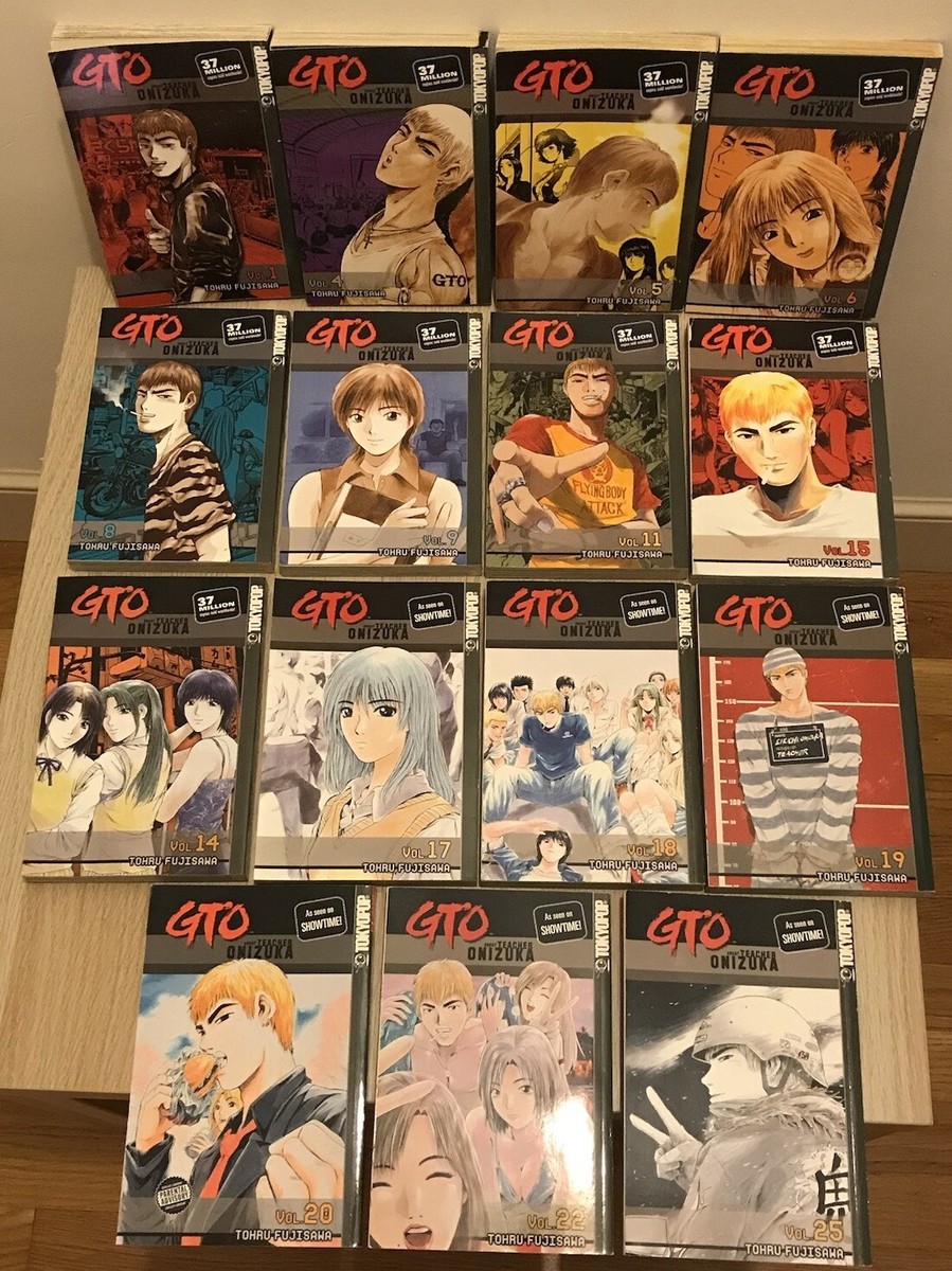 GTO Great Teacher Onizuka English Manga Lot Of 15 Volumes | eBay