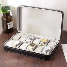 12Watch Waterproof Collector Storage Display Travel Case Jewelery Box Briefcase