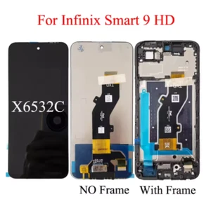 For Infinix Smart 9 HD X6532C  LCD Display Touch Digitizer Assembly With Frame