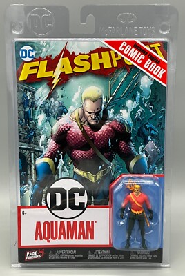Aquaman 3  Figure Flashpoint Comic Page Punchers McFarlane Toys New DC Comics