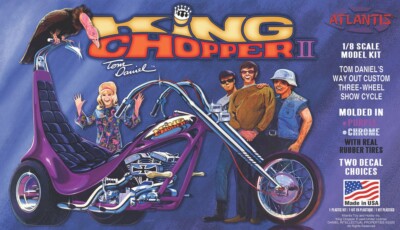 Atlantis 1/8 Tom Daniel's Way Out Custom King Chopper II Three-Wheel Show ALM224