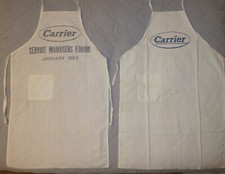 Pair Of Vintage Carrier Air Conditioning Advertising Aprons Pair Of Vintage Carrier Air Conditioning Advertising Aprons