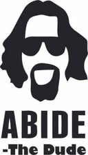 Abide Dude The Big Lebowski Show Vinyl Art Stickers For Home Room Walls Decal