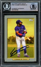 Vladimir Guerrero Jr. Autographed 2020 Topps Turkey Red Card Beckett 15780749