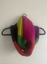 Kate Spade Color Block Knitted Infinity Scarf 100% Wool