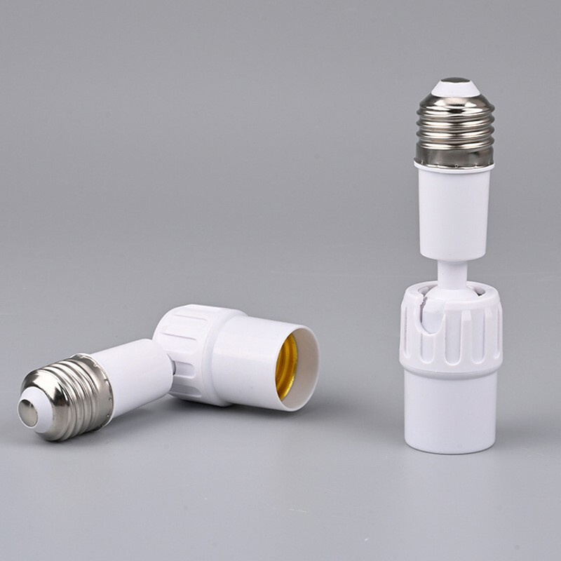 JSGHGDF Extension Douille D'ampoule E27 À E27 Avec Adaptateur Lumière Réglable À Col Flexible Pour Améliorer L'éclairage