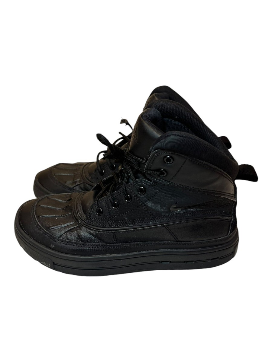 Nike ACG Woodside 2 High Top Boots GS Youth 5 Triple Black 524872