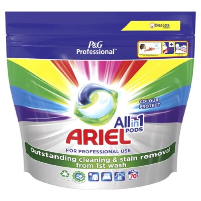 0,46 /Wasch-2x ARIEL Professional All-in-1 Pods Waschmittel-Colour Protect-70Stk