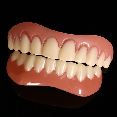 5 Paar Instant Smile Veneers Kosmetische Comfort Prothese Falsche Zähne Kosmetik