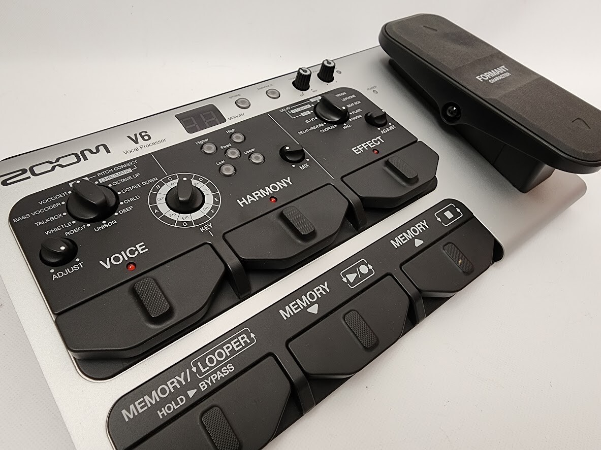 ギター ZOOM V6  Vocal Processor Amazon.com: Zoom V6-SP Vocal Processor, Vocal Effects Pedal