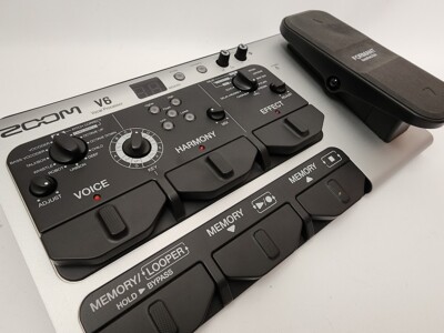 Zoom V6 Vocal Processor Effects Pedal With Microphone | eBay
