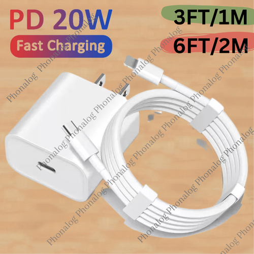 20W USB-C PD Fast Charger Block For IPhone 14, 13, 12, 11, XR & More – Quick Charge Compatible 2 thumbnail image