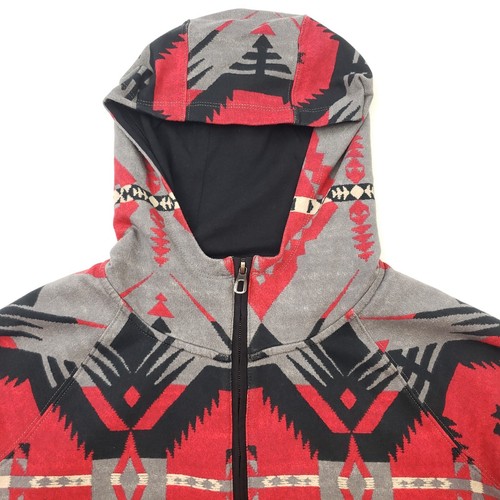 Ralph Lauren Aztec Hoodie Medium UK 10 12 Navajo Active Jacket Indian Western - Picture 2 of 18