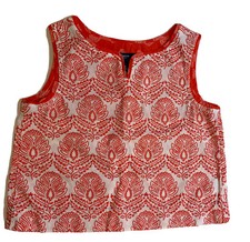  New GAP Kids Red/Orange Sleeveless Top / Shirt Blouse Girls Size M 8 NWT