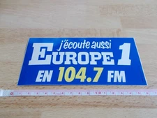 Radio sticker Europe 1 104.7