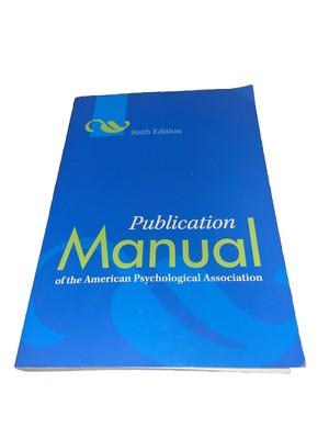 Publication Manual of the American Psychological Association - Sixth ...