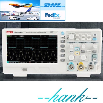 1PC new UNI-T UTD2102CEX+ Digital Storage Oscilloscopes 2CH 100MHZ Fastshipping