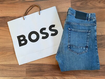 HUGO BOSS Taber Herren Jeans 33 / 34 w. NEU Blau W33 L34 Hose l