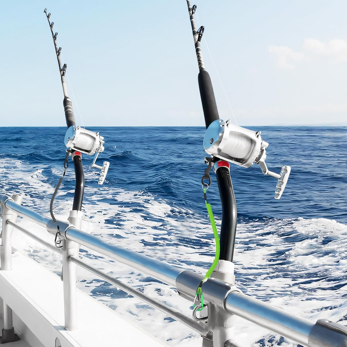 4Pcs Heavy Duty Fishing Lanyard, Retractable Tool Lanyard, Steel