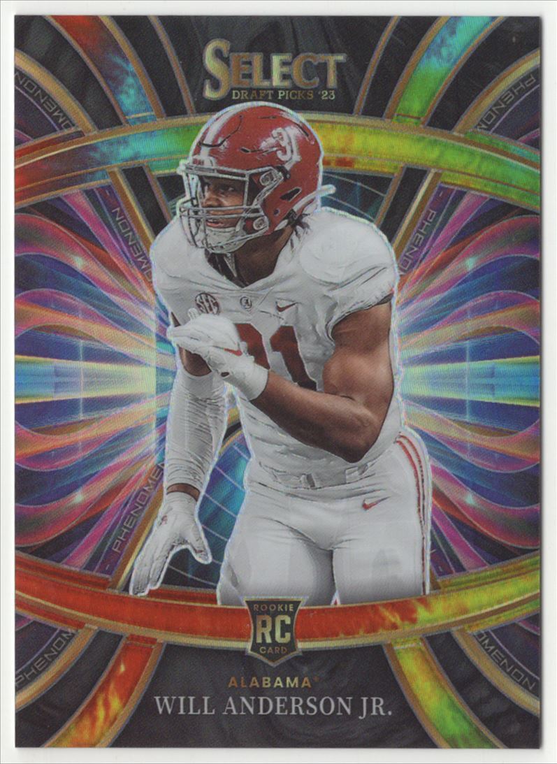 2023 Panini Select Phenomenon Tie-Dye Prizm Will Anderson Jr.  /25