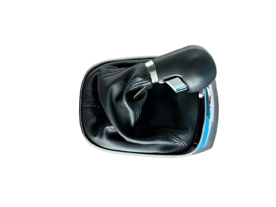 CUFFIA E POMELLO CAMBIO 6 MARCE PER CHEVROLET TRAX CON CORNICE CROMATA SUPPORTO - Imagen 4 de 4