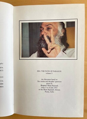 Zen - The Path of Paradox Vol 3 - 1st Ed, HC/DJ, Bhagwan Zen - The Path of Paradox Vol 3 - 1st Ed, HC/DJ, Bhagwan
