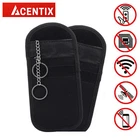 2 x Car Key Signal Blocker Case Faraday Cage Pouch Keyless RFID Blocking Bag