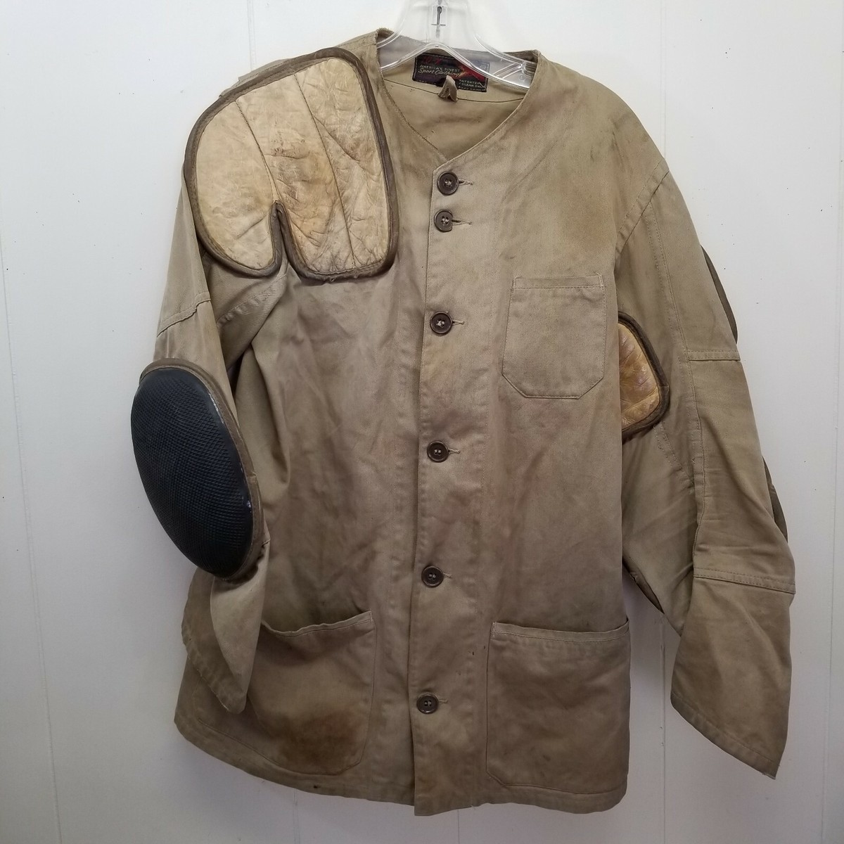 40s ~ vintage hunting jacket 10-x コの字 Shooting Jacket Size 40 10X Competition USA Sport Hunting