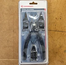 Snap Ring Pliers Plier Set Circlip Combination Retaining Clip Job Smart NIB 4pcs