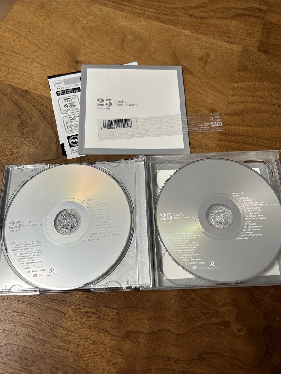 Finally by Amuro, Namie (CD, 2017)4Discs(3CD+DVD) 25 1992-2017 Made in Japan