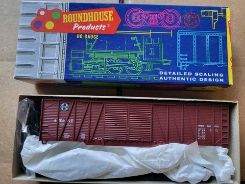 KIT 2133 ESCALA HO Roundhouse SANTA FE S/S AUTO-END CAJA ACERO VAGÓN TREN | Zustand: New