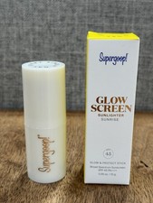 Supergoop Glowscreen Sunlighter Stick SPF 45 - Golden Hour 0.35 oz New