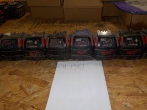 Milwaukee 18v Lot 8 batteries for parts/repair # 1317