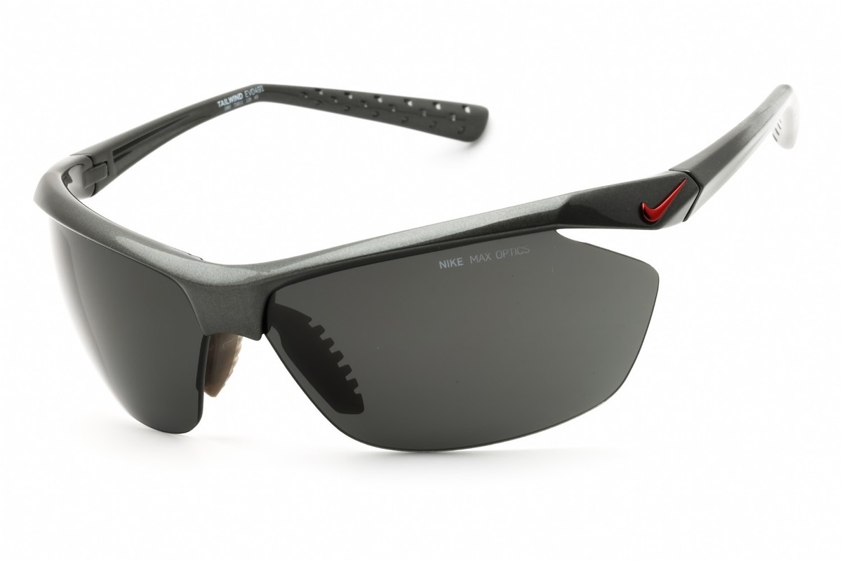 NIKE TAILWIND MI EV0491 080 Sunglasses Gray Frame Gray Lenses 72mm