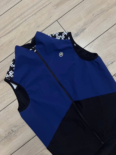 Herren Assos Mille GT Frühling Herbst Airblock Weste Radfahren Thermo Fahrrad Full Zip Gr. L