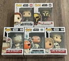 Funko Pop! Lot Of 5 Star Wars Pops - Luke Skywalker, Armorer, Ahsoka, Cal Kestis