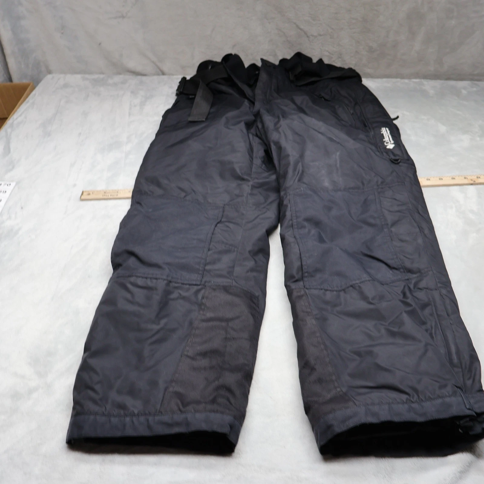Columbia Snow Pants Mens XL Black Insulated Techwear Lightweight Utility 34x32