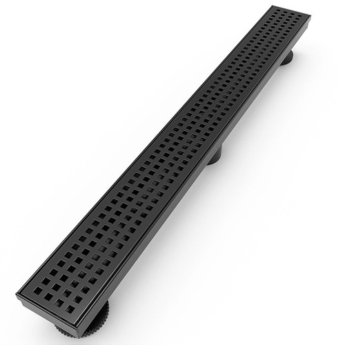 36 Inch Linear Shower Drain Rectangular Floor Drain with Accessories Square H...