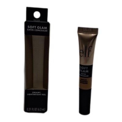 e.l.f. Soft Glam Satin Concealer, mittlere Deckkraft für Unreinheiten und Augenp