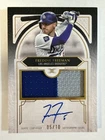 2025 Topps Definitive Freddie Freeman Autographed Relic 5/10 Patch Auto